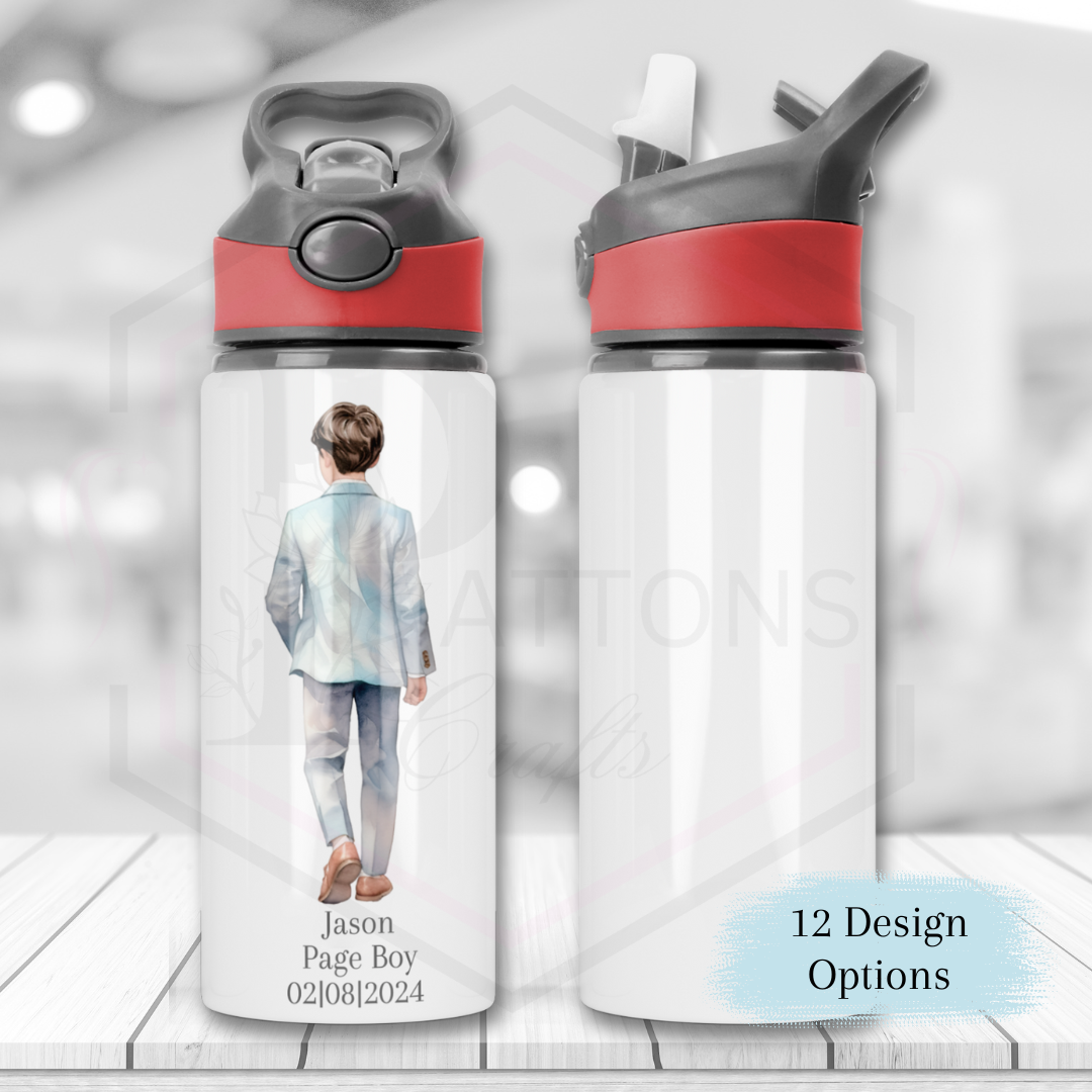 Personalised Page boy water bottle | Page boy gift