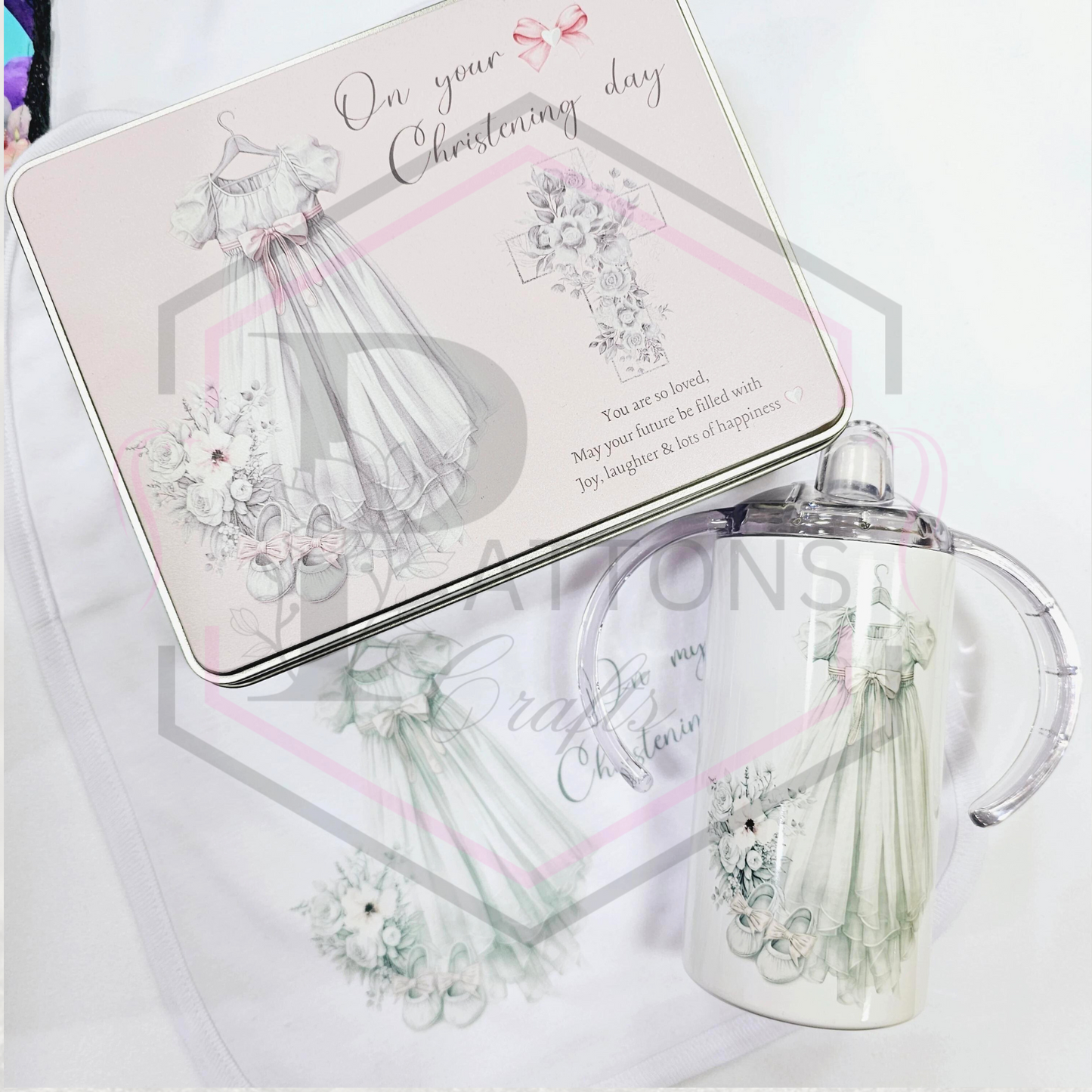 Christening Gift tin | Personalised Christening\Baptism gift