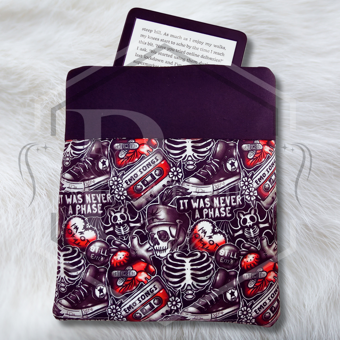 Kindle Sleeve | Fabric Kindle Cover | E-Reader Protective Pouch | It wasn't a phase