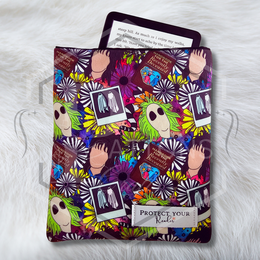 Kindle Sleeve | Fabric Kindle Cover | E-Reader Protective Pouch | Recently Deceased