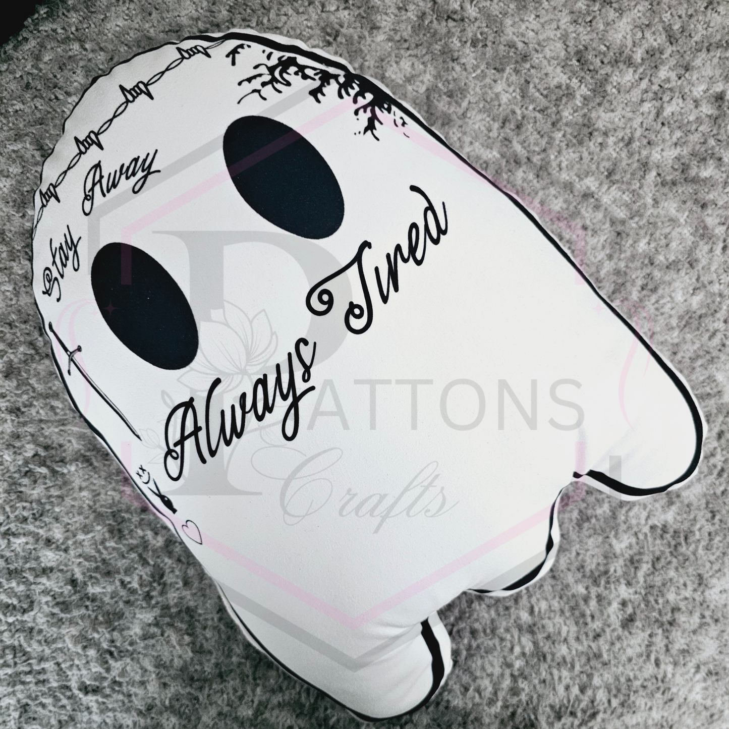 Cushion | The Tatted Ghostie | Statement cushion