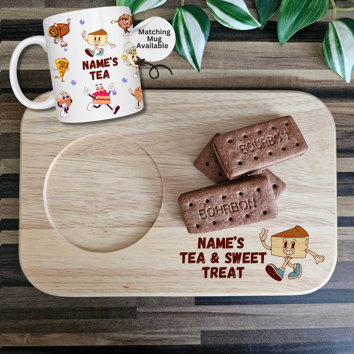 Tea board | Personalised tea board set | Sweet treat