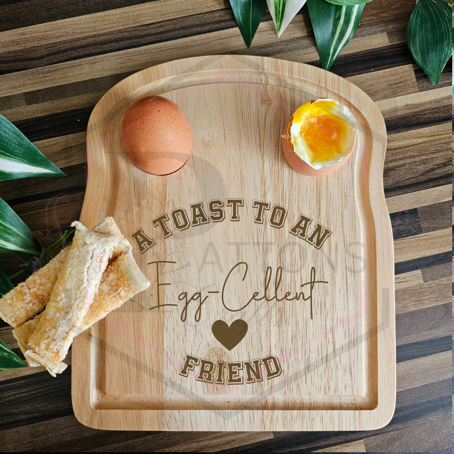 Egg & Toast Board | Egg-cellent Friend | Dippy Board