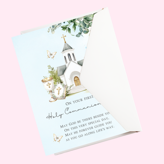 First Holy communion card | boys Communion card