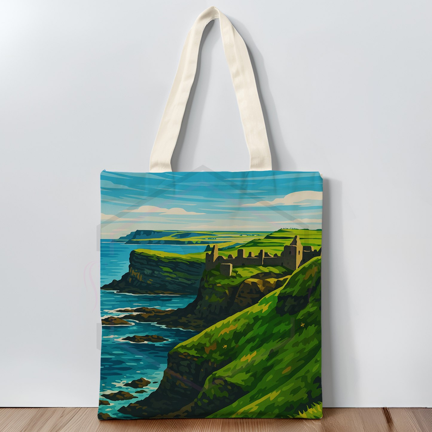 Northern Ireland Tote bag | Dunluce Castle