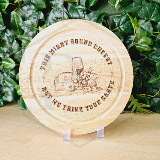 Cheeseboard | Might sound Cheesy | Swivel Cheeseboard with Utensils