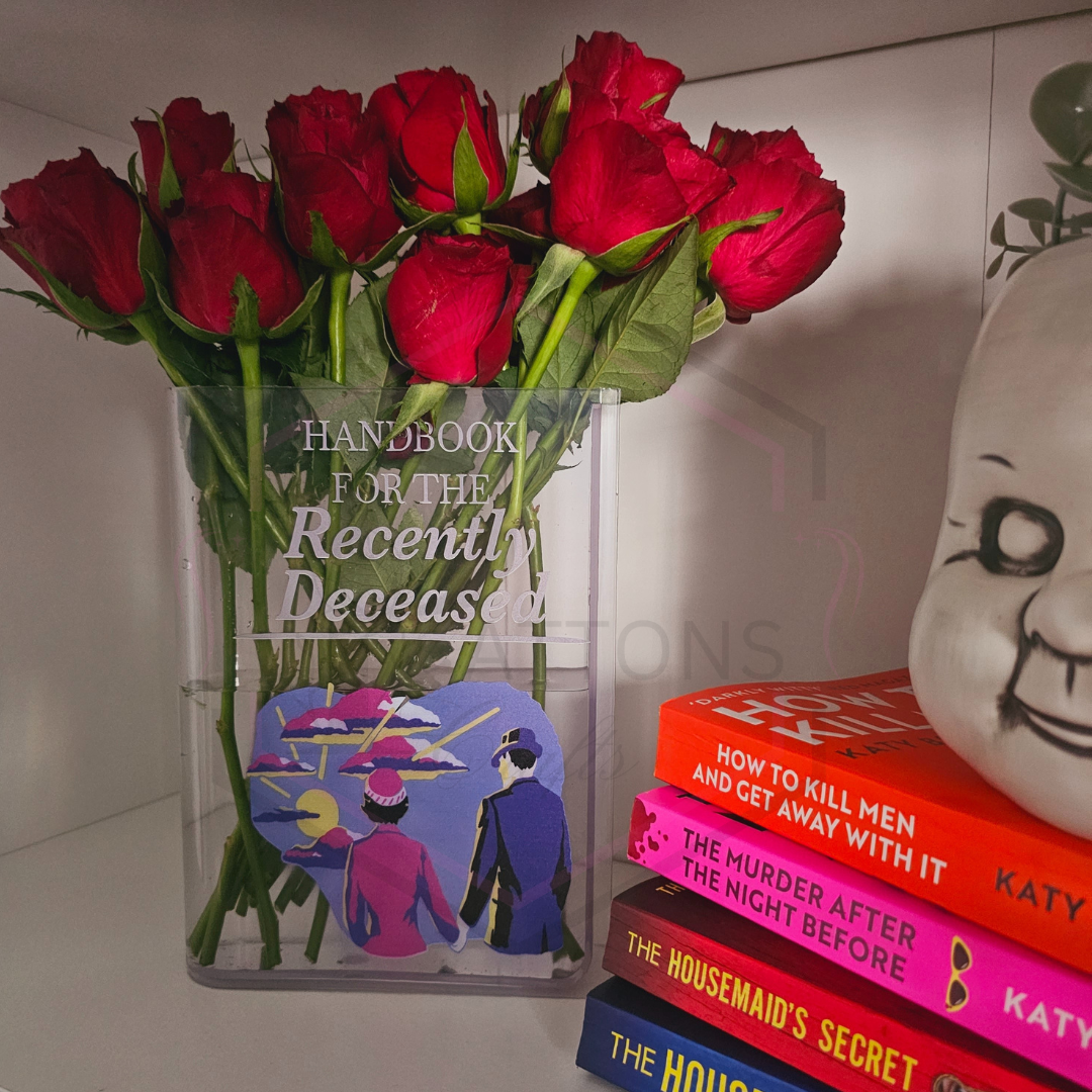 Book Vase | The RD Handbook | Acrylic vase