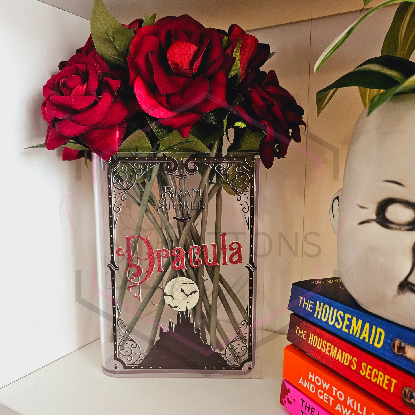 Book Vase | Dracula | Acrylic Book vase