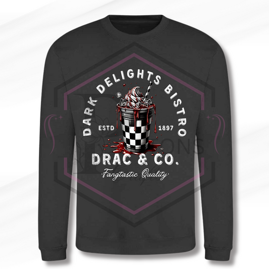 Sweatshirt | Drac & Co | Grey sweatshirt