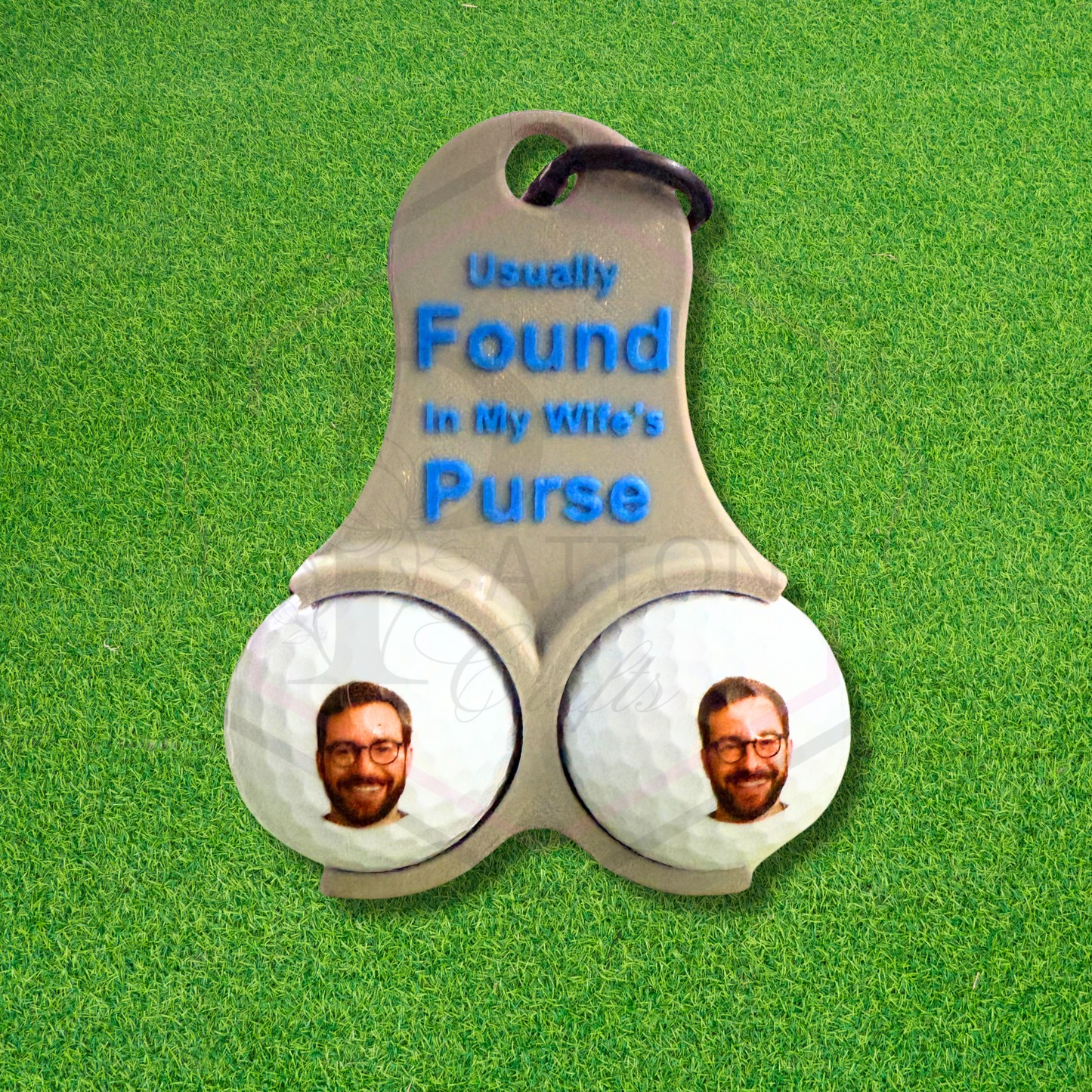 Funny Personalised Golf Ball Holder – Custom Golf balls
