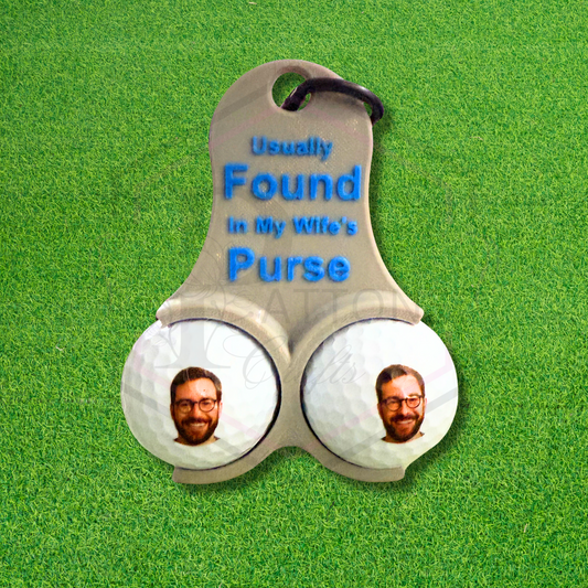 Funny Personalised Golf Ball Holder – Custom Golf balls