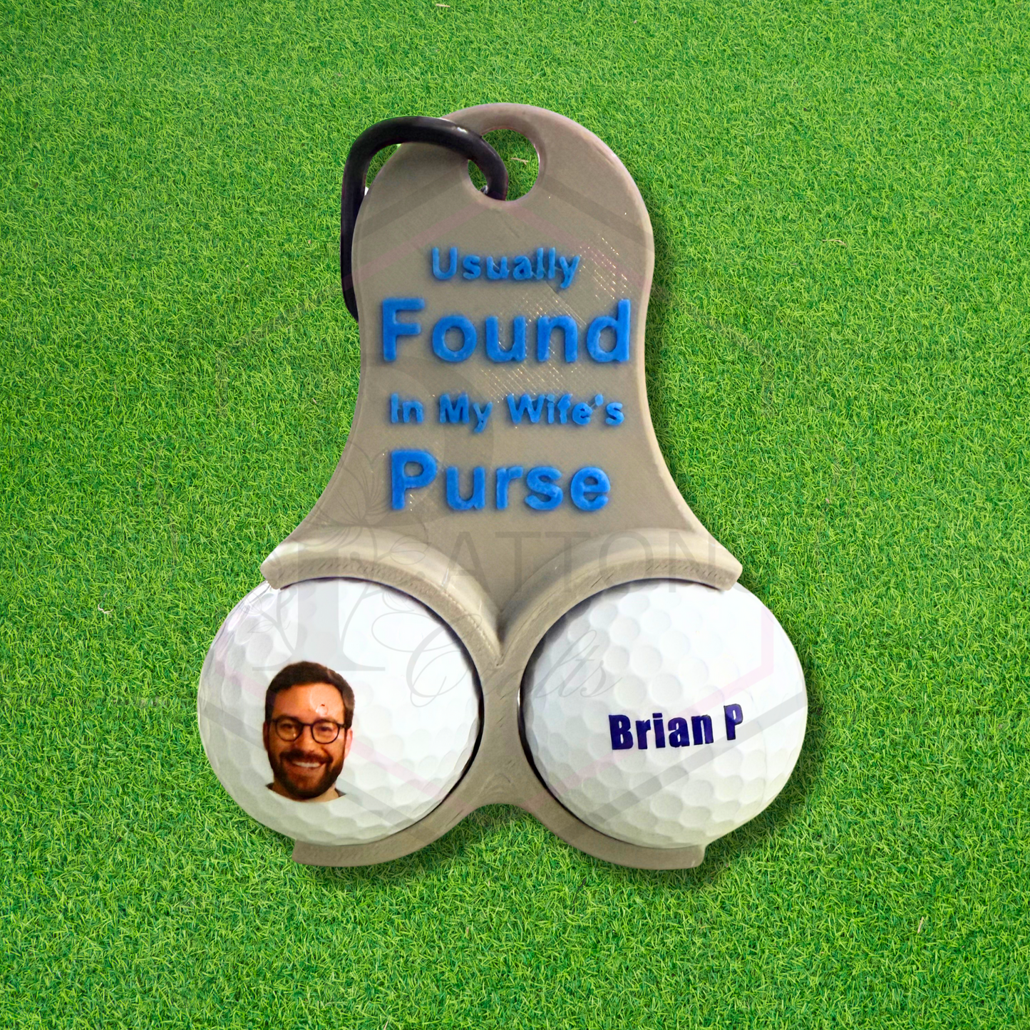 Funny Personalised Golf Ball Holder – Custom Golf balls