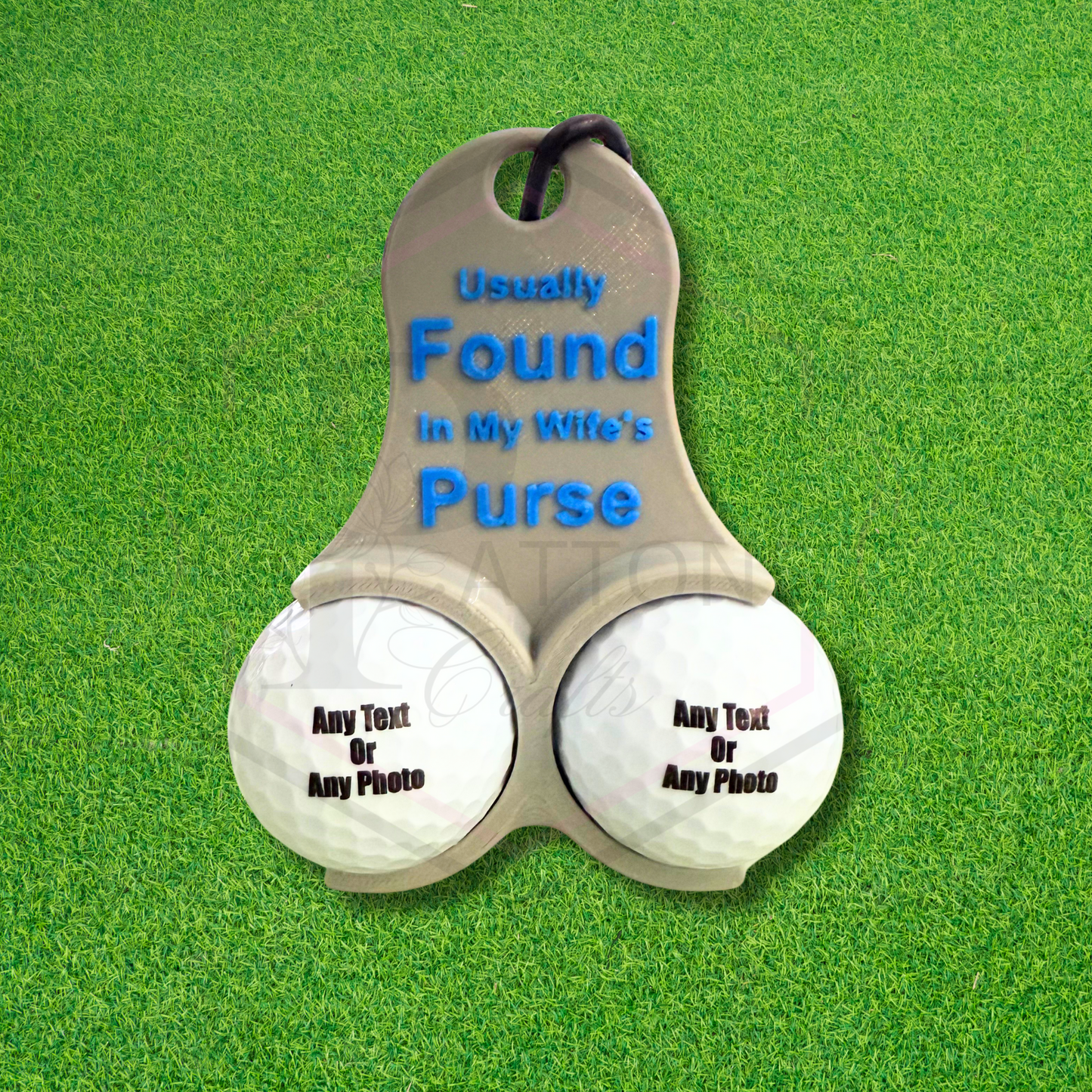 Funny Personalised Golf Ball Holder – Custom Golf balls