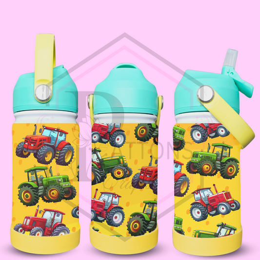 Kids Thermal Bottle | Tractor | Personalised Thermal bottle