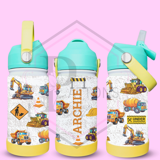 Kids Thermal Bottle | Construction | Personalised thermal bottle