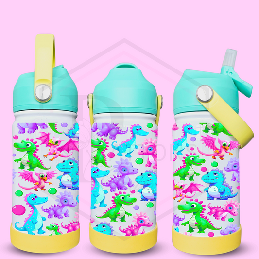 Kids Thermal Water bottle | Dinosaur | Personalised thermal bottle