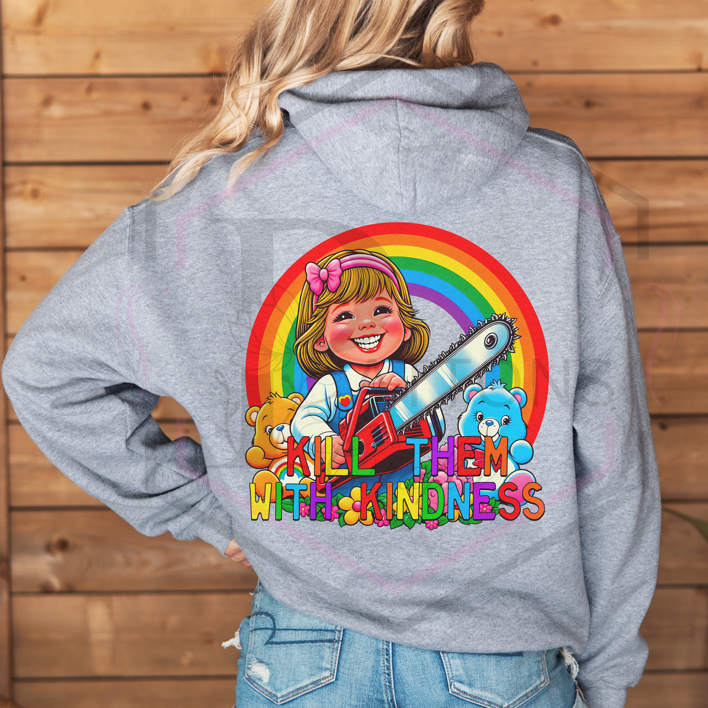 Hoodie | Kill them with Kindness | Hooded Sweatshirt