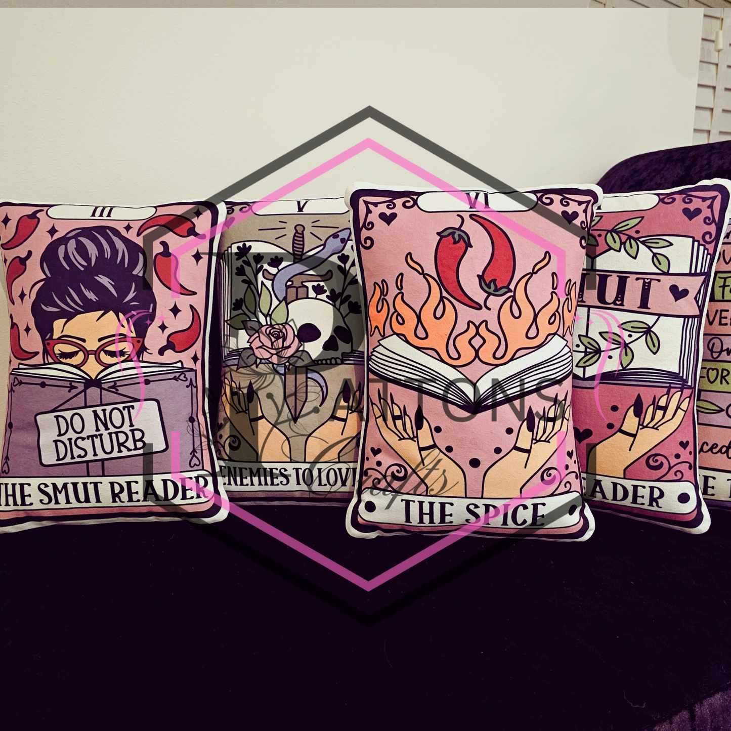 Cushions | Tarot shaped Cushions | MULTIPLE OPTIONS | Bookish Collection