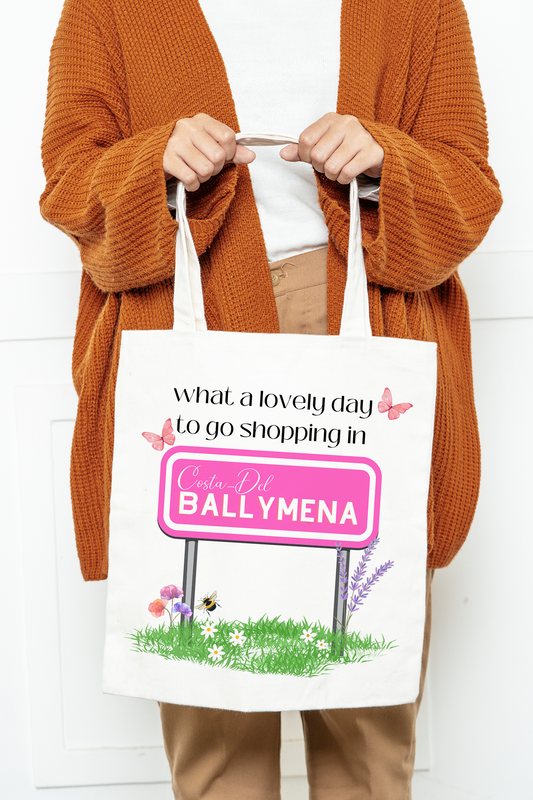 Tote bag | White Shopper | What a lovely day