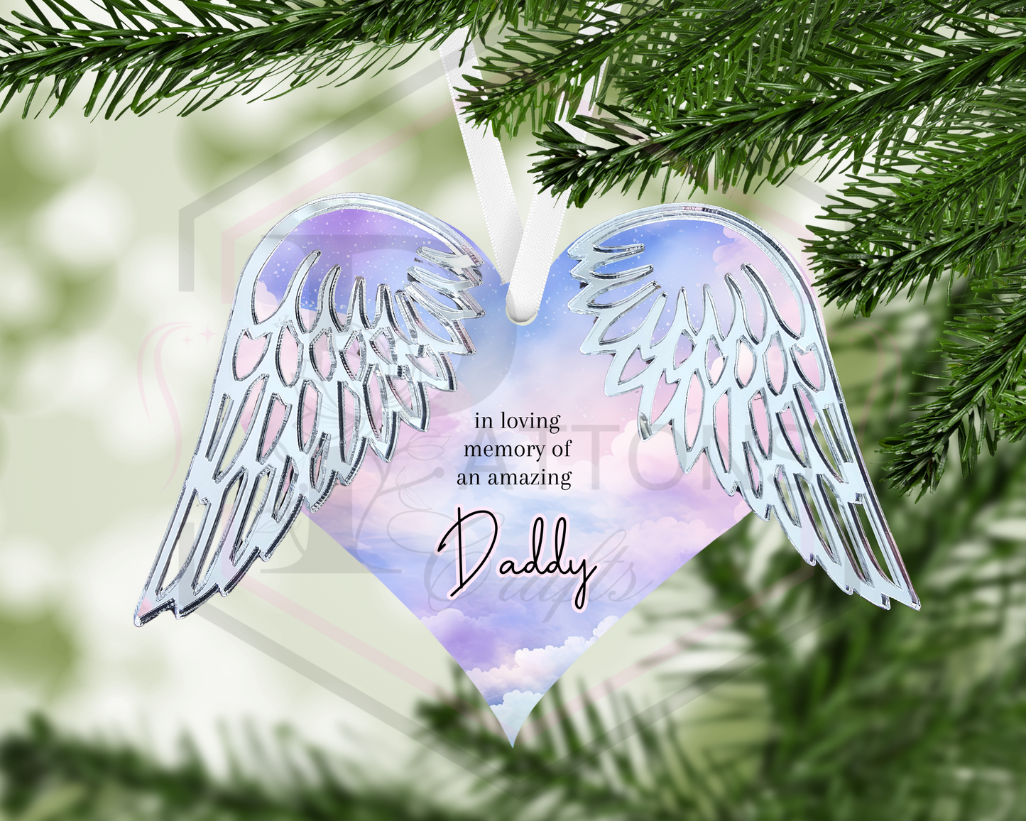 Angel Wings decoration | Memorial Decoration | Personalised