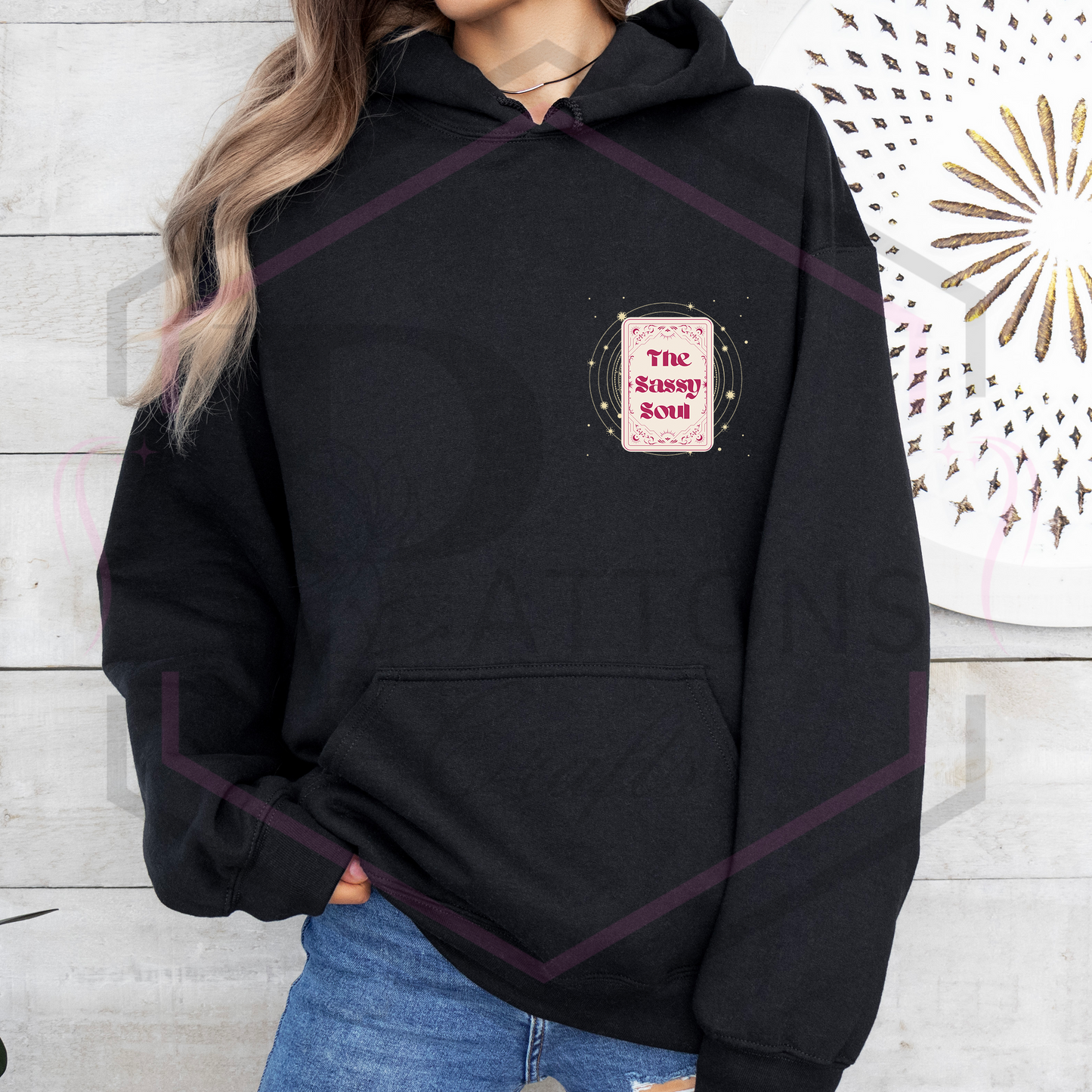 Hoodie | Sassy Souls  printed back | Sassy Souls Logo Front | Multiple Option