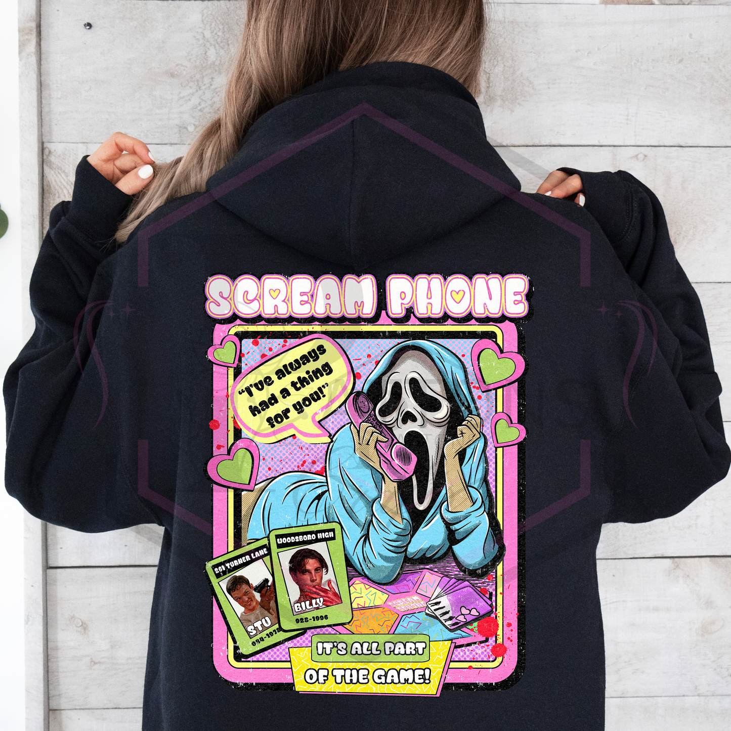 Hoodie | Scream Phone | Hooded Sweatshirt