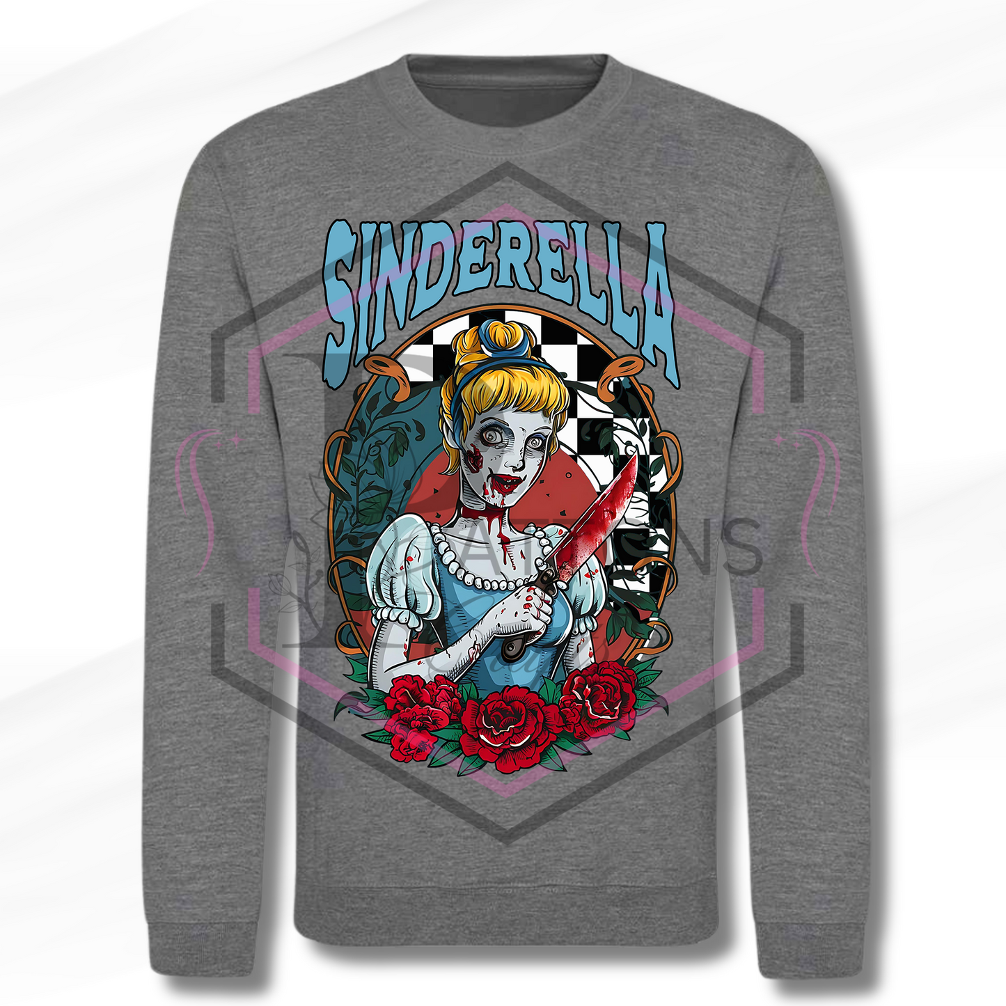 Sweatshirt | Sinderella | Grey Sweatshirt