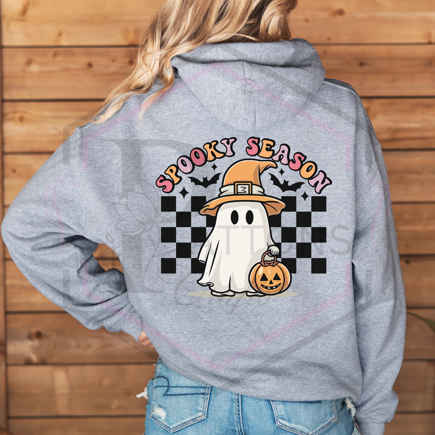 Hoodie | Spooky Season Ghost | Hooded Sweatshirt