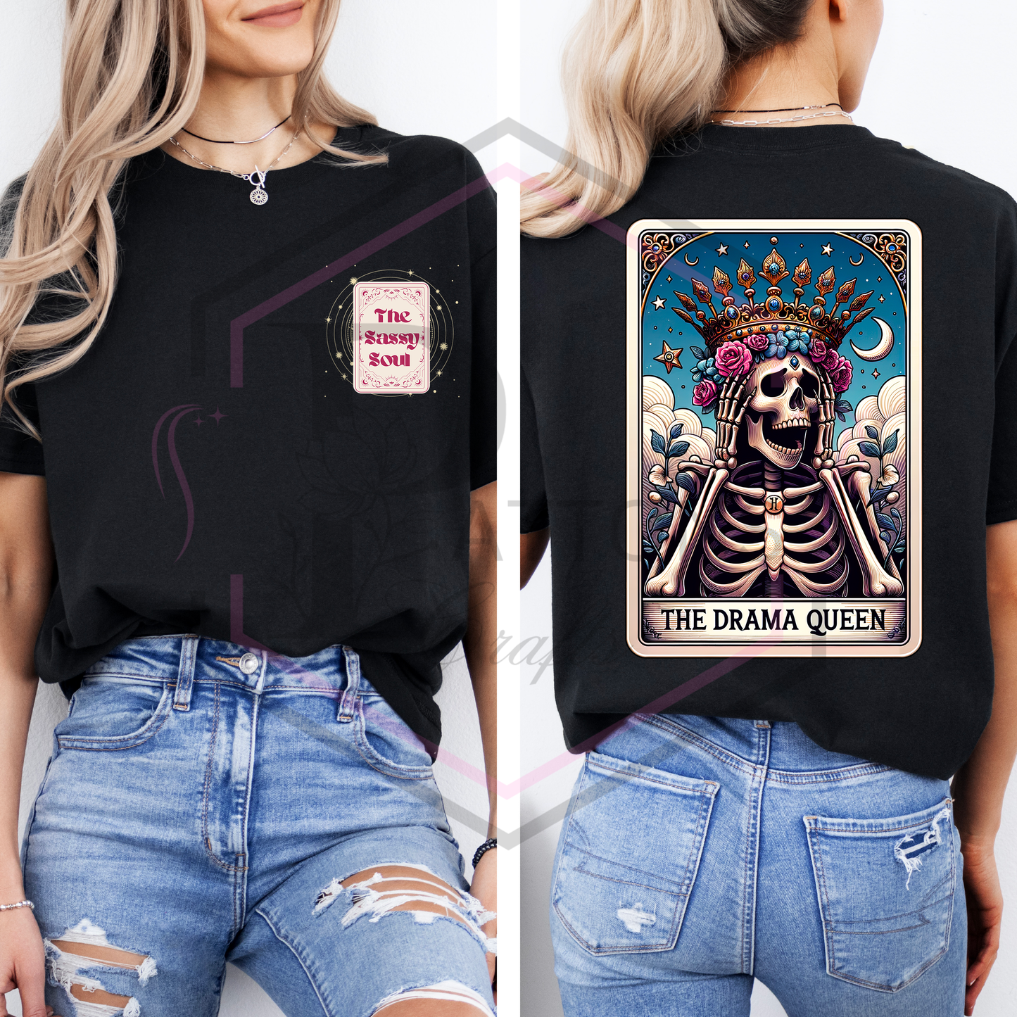 T-Shirt | Sassy Souls | Front & Back Print | Multiple Option