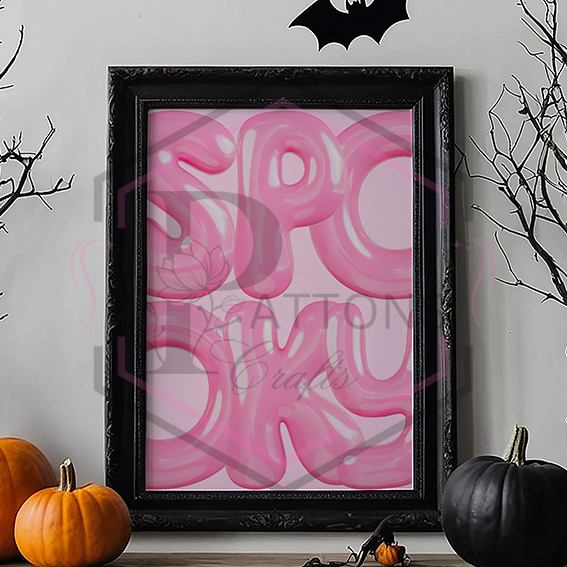 A4 Print | SPOOKY | Unframed Print