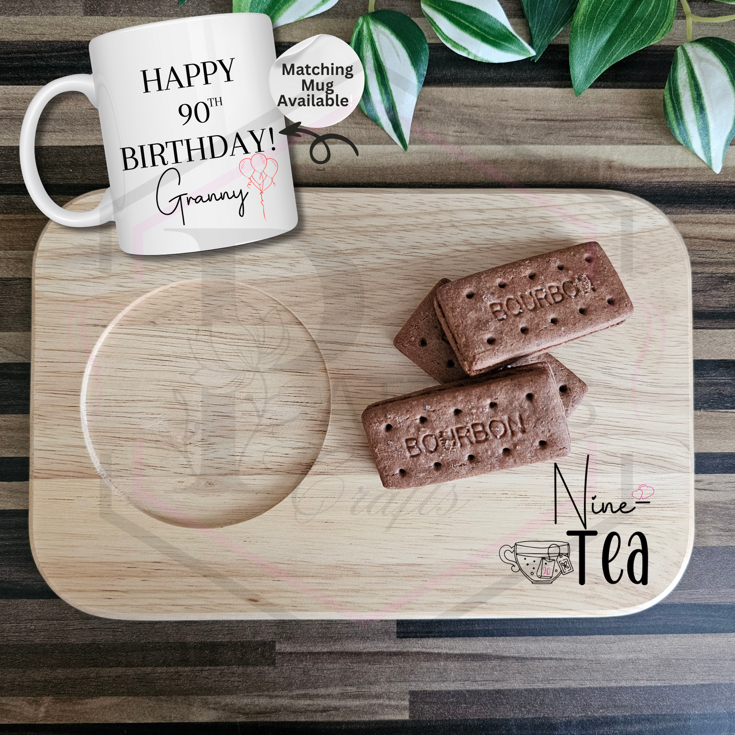 Tea Board | Personalised Milestone Birthday Tea Board