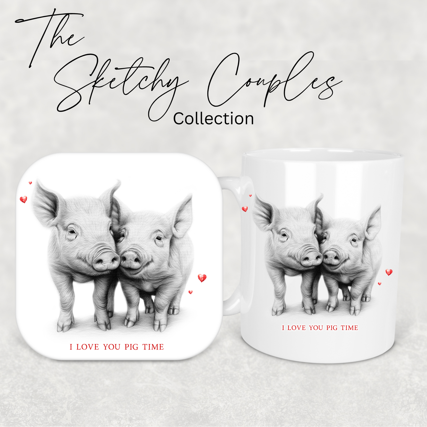 Sketchy couples collection | Pig collection