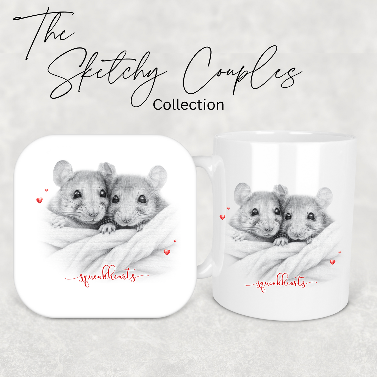 Sketchy couples collection | Mouse collection