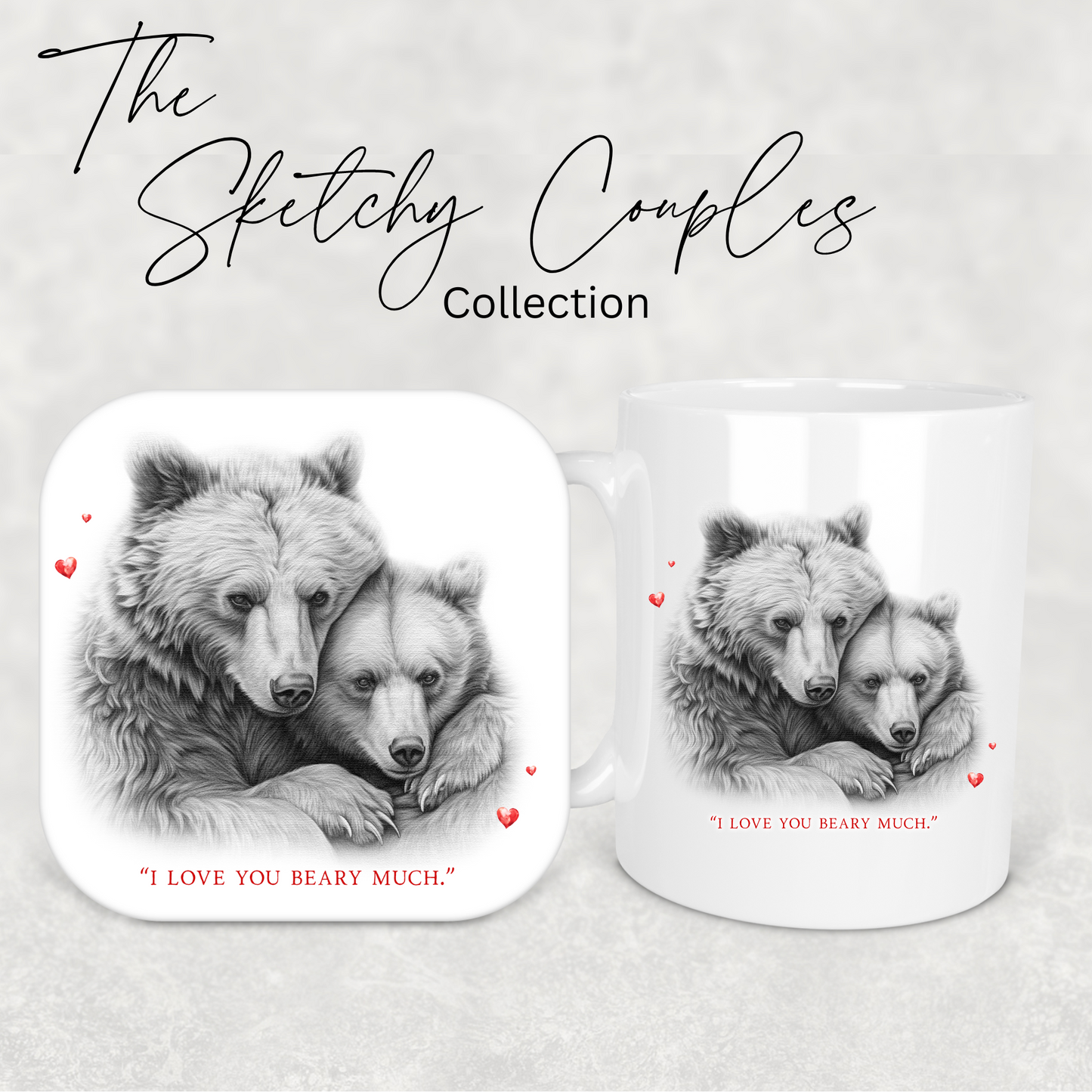 Sketchy couples collection | Bear collection