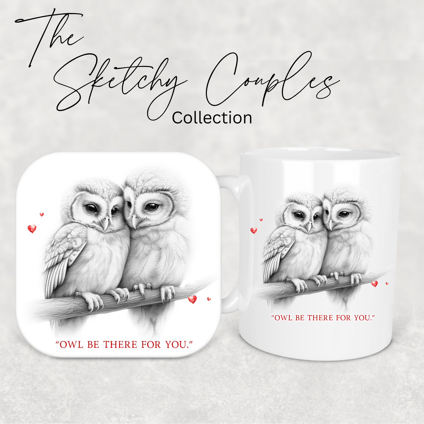 Sketchy couple collection | Owl Collection