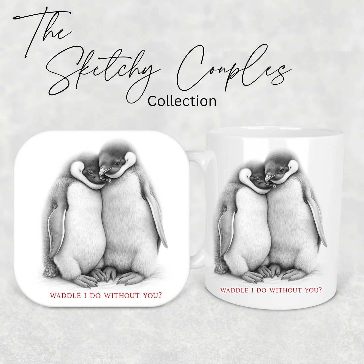 Sketchy Couple collection | Penguin collection