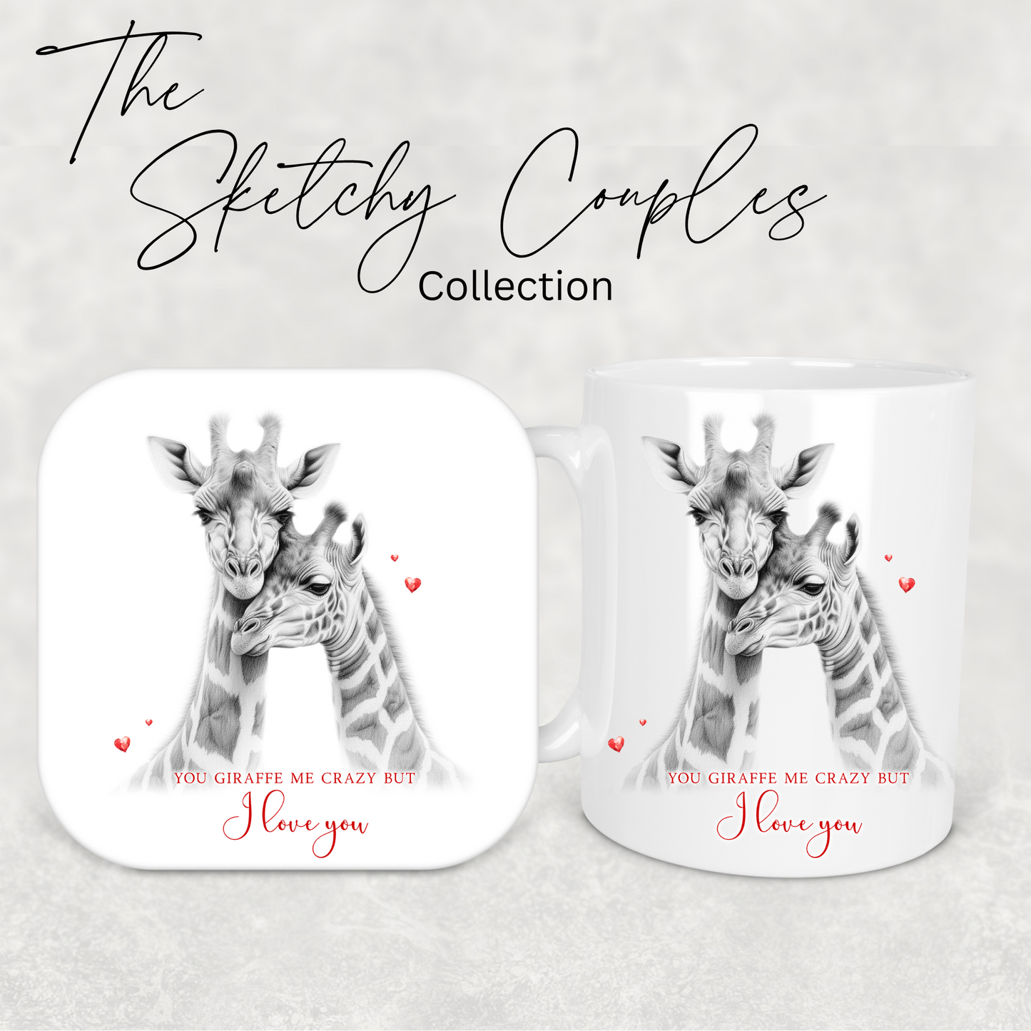 Sketchy couples collection | Giraffe collection