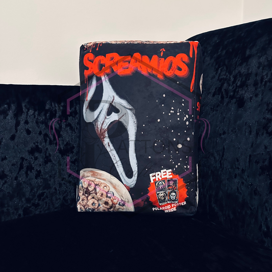 Cereal box Cushion | Screamio's | Cereal Killers