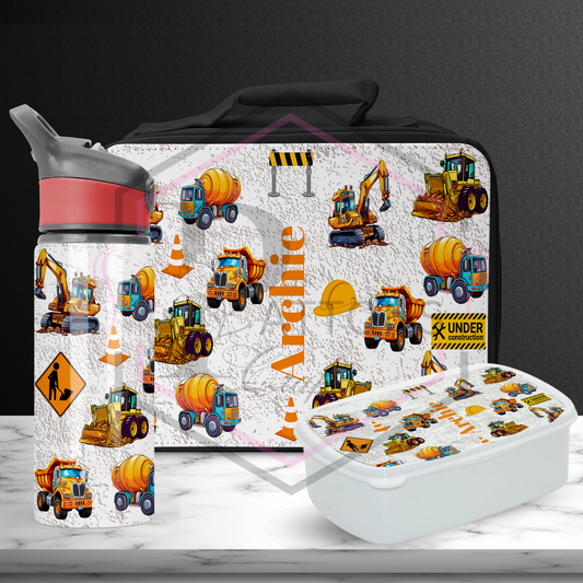 Lunch Bag set | Personalised construction | Lunch box