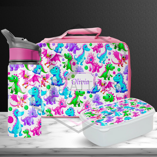 Lunch Bag set | Personalised Baby Dino's | Lunch box