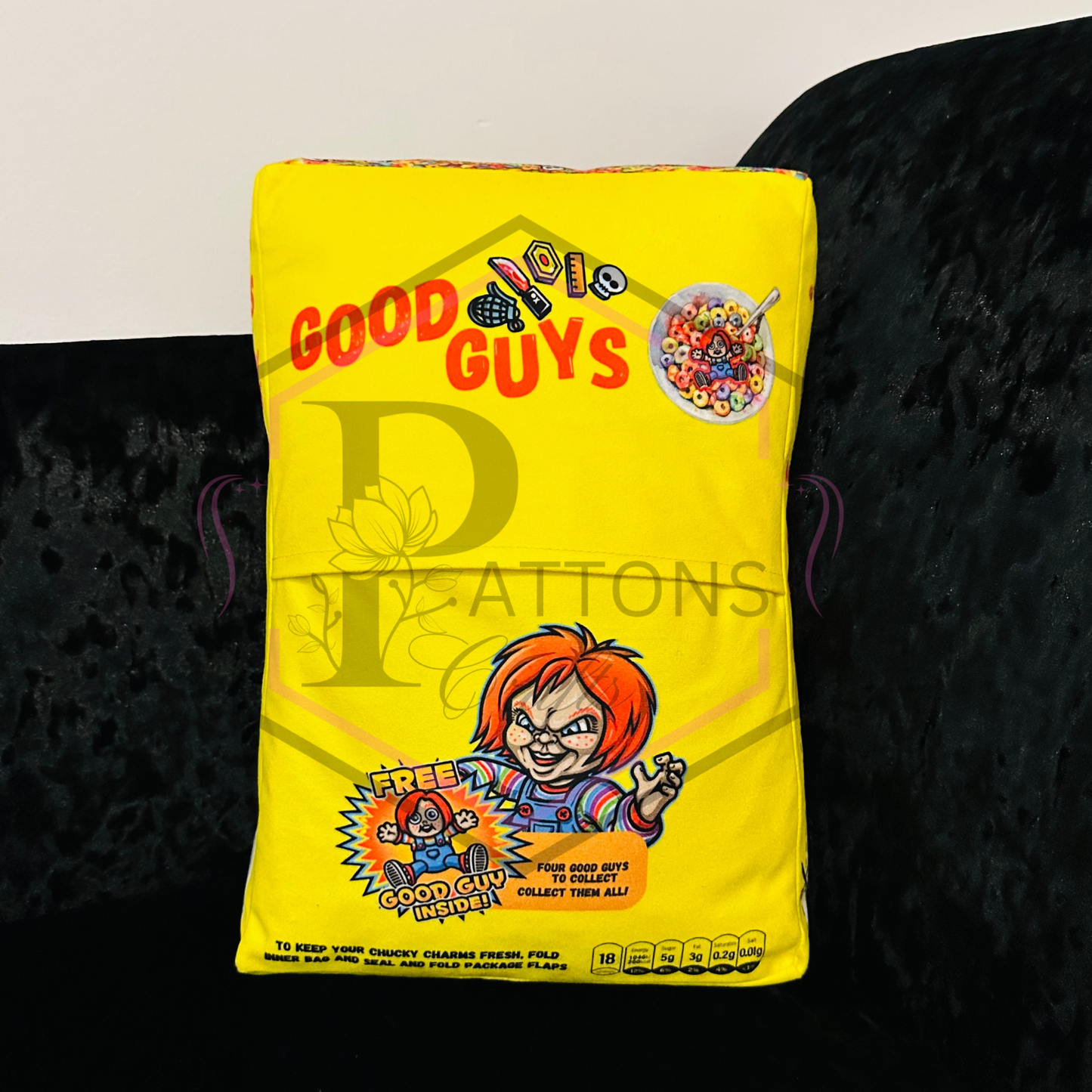Cereal Box Cushion | Chucky Charms | Cereal Killers