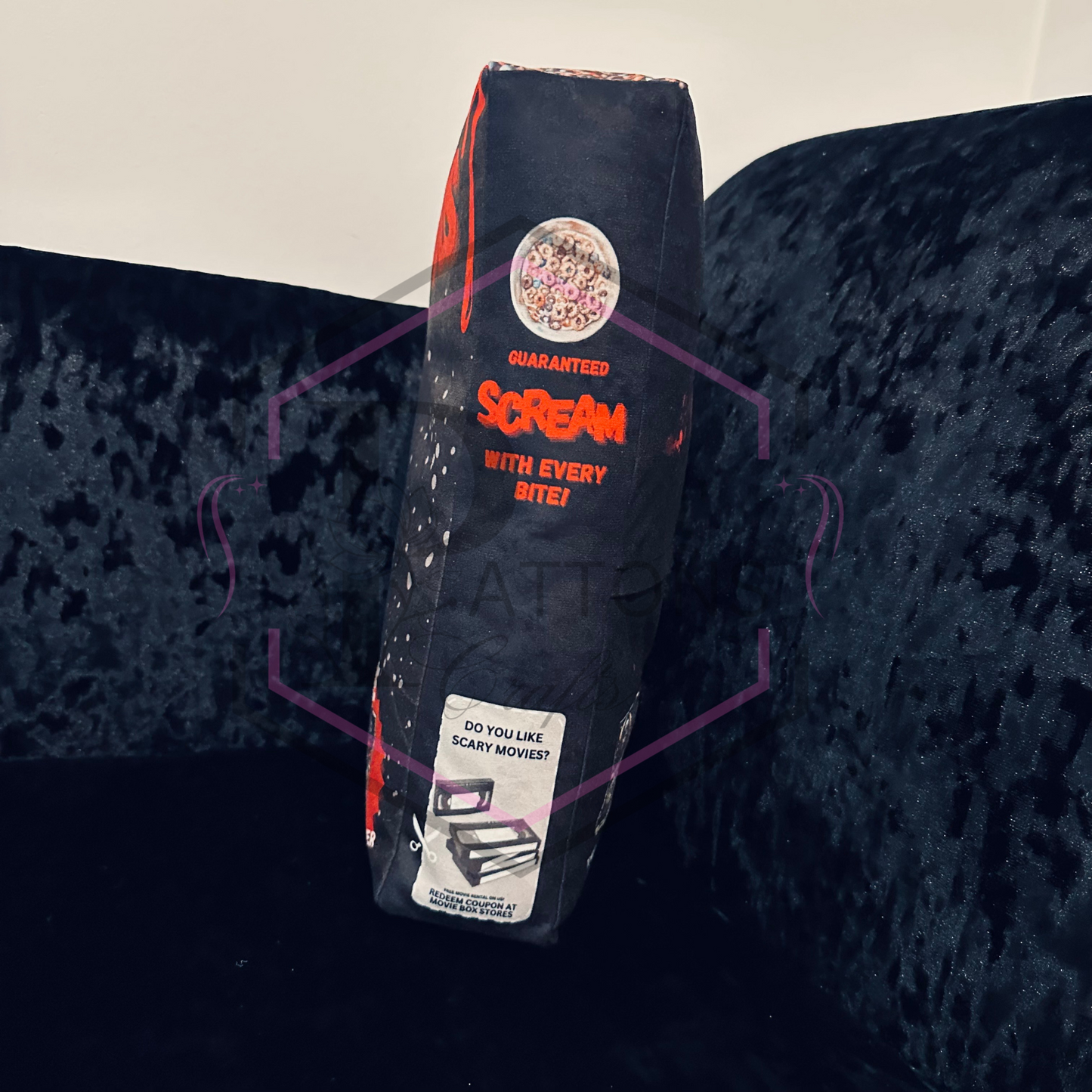 Cereal box Cushion | Screamio's | Cereal Killers