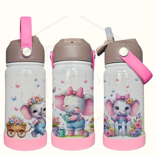 Kids Thermal Water bottle | Elephants