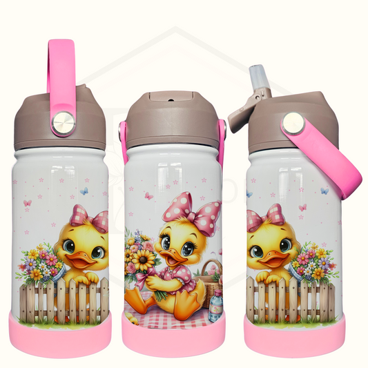 Kids thermal water bottle | Cute Ducks