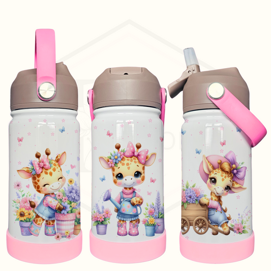 Kids thermal water bottle | Giraffes