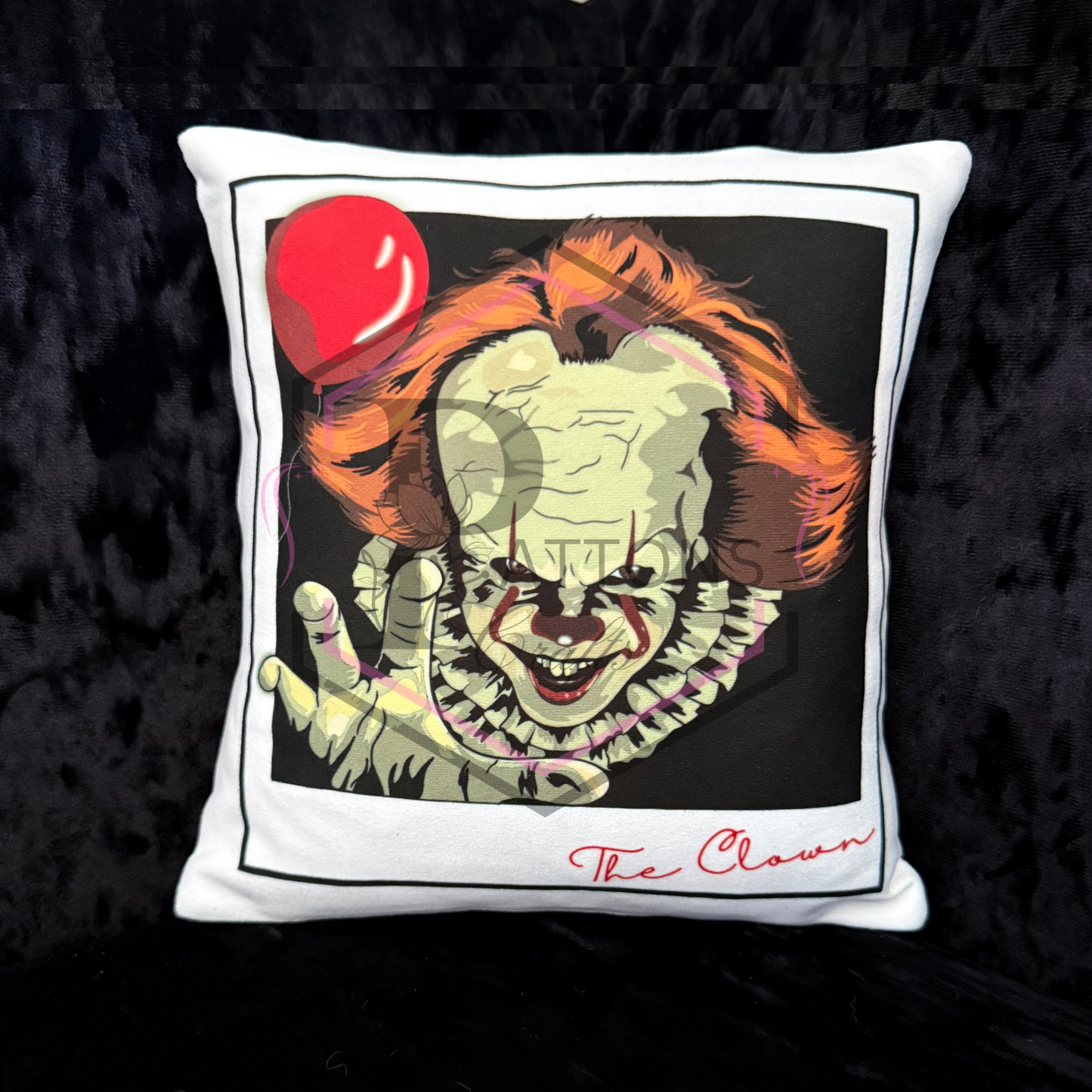 Mini Polaroid Cushion | The Clown