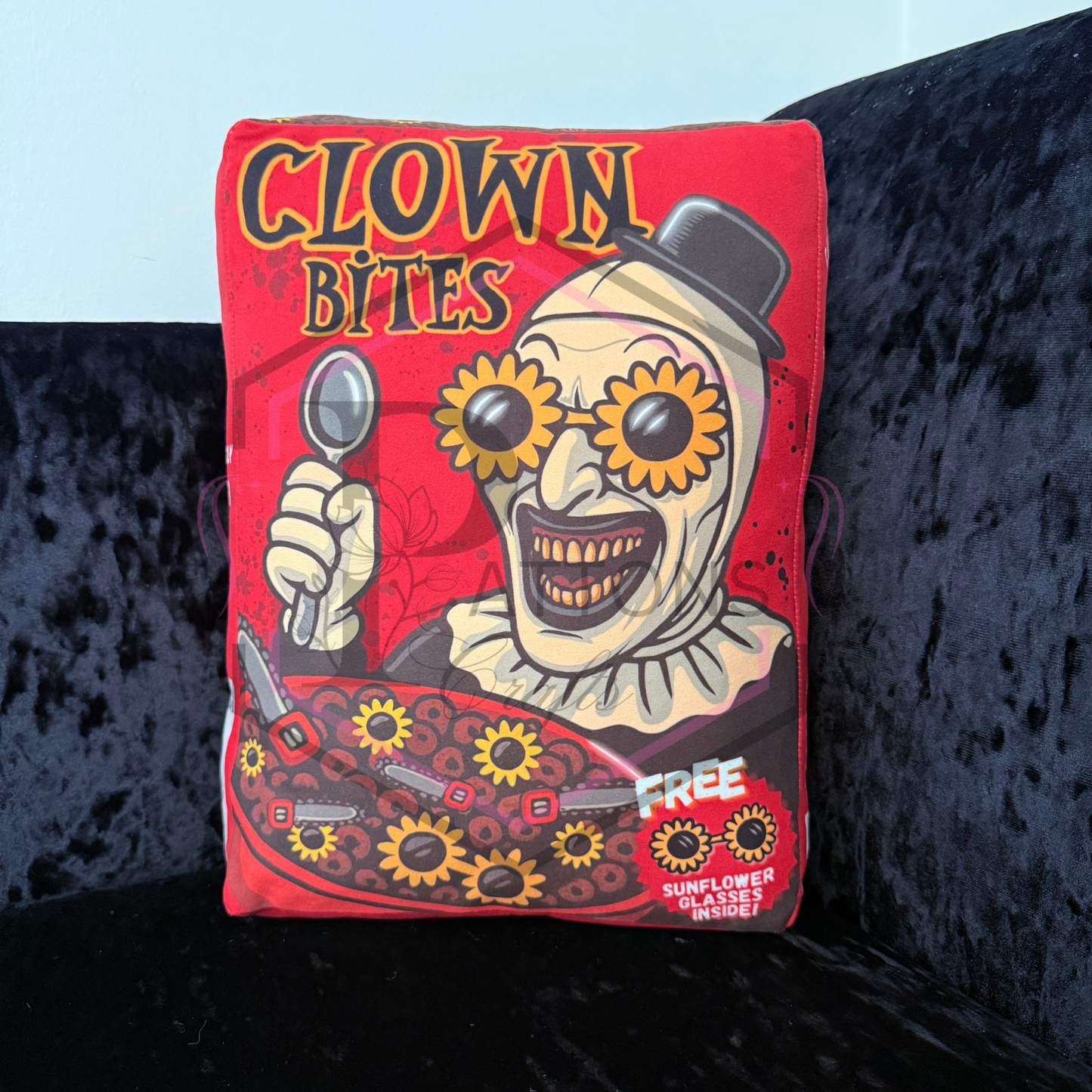 Cereal Box cushion | Clown Bites | Cereal Killers