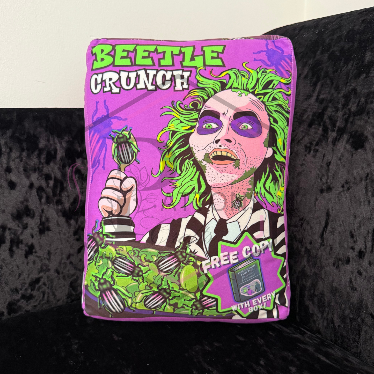 Cereal Box Cushion | Beetle Crunch | Cereal Killers