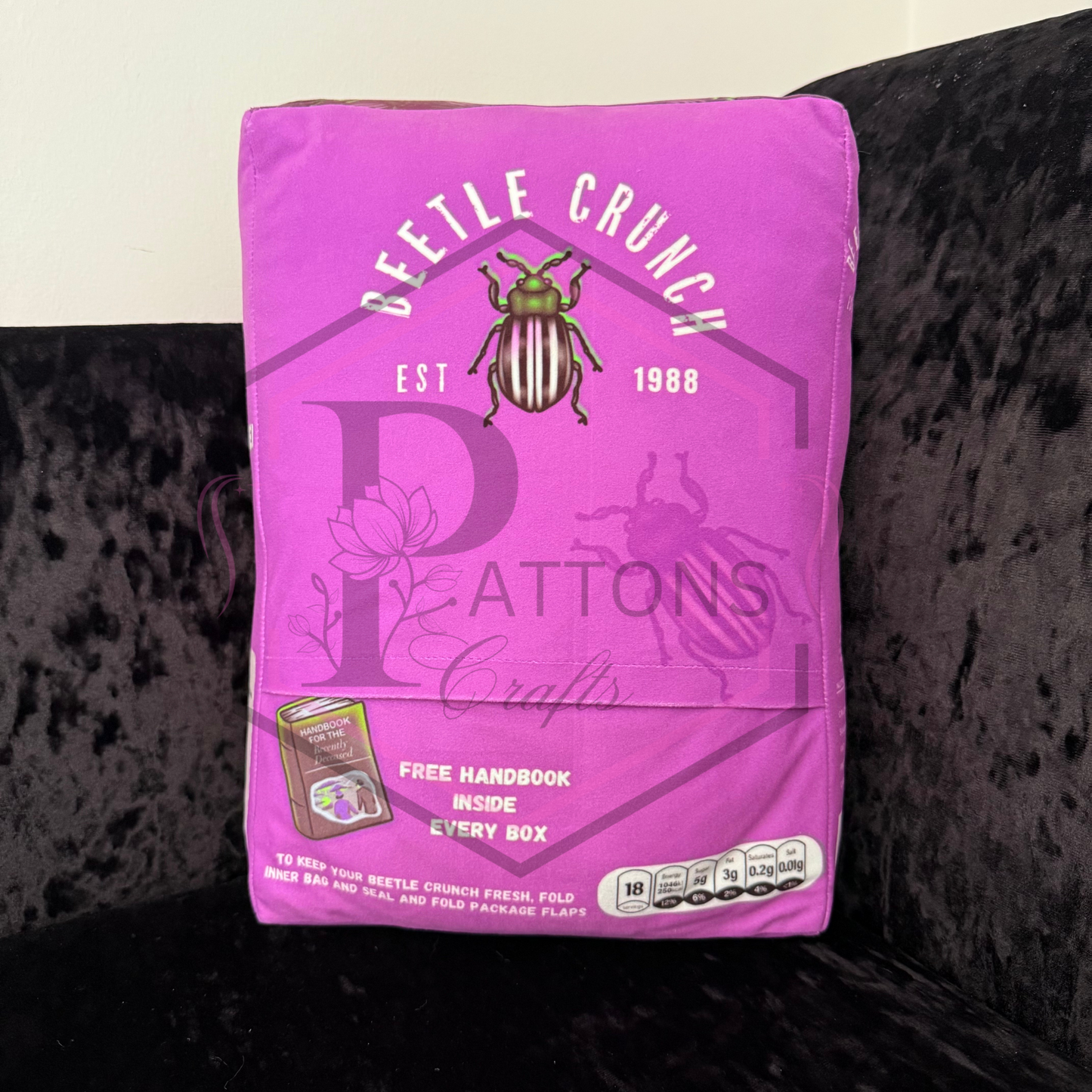 Cereal Box Cushion | Beetle Crunch | Cereal Killers