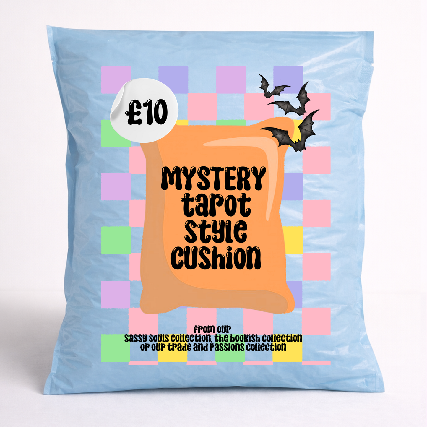 Mystery tarot style cushion